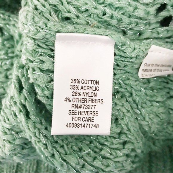 Elle Mint Green Sweater - Picture 3 of 9